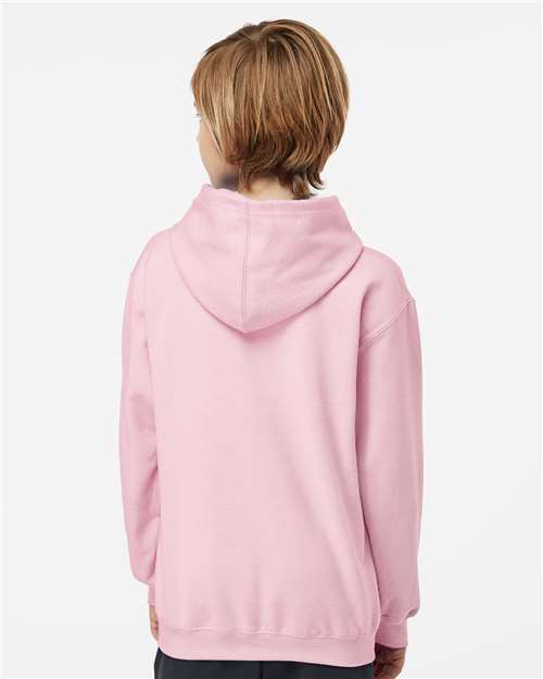 Youth Hooded Sweatshirt - Light Pink