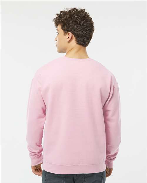 Unisex Fleece Crewneck Sweatshirt - Light Pink