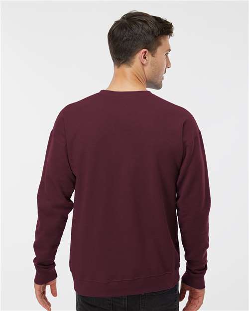 Unisex Fleece Crewneck Sweatshirt - Maroon