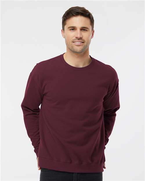 Unisex Fleece Crewneck Sweatshirt - Maroon