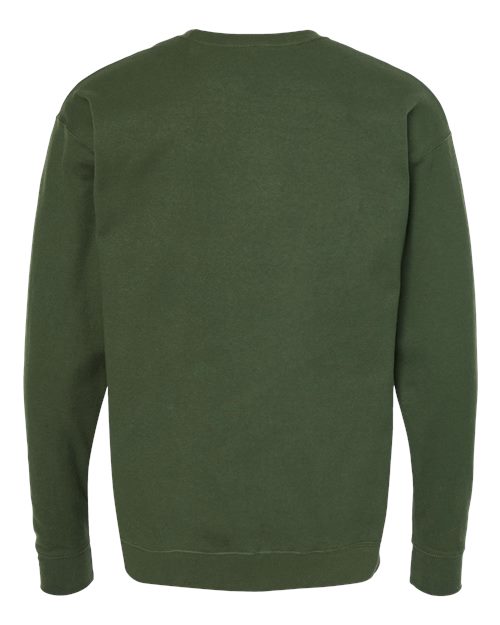 Unisex Fleece Crewneck Sweatshirt - Military Green