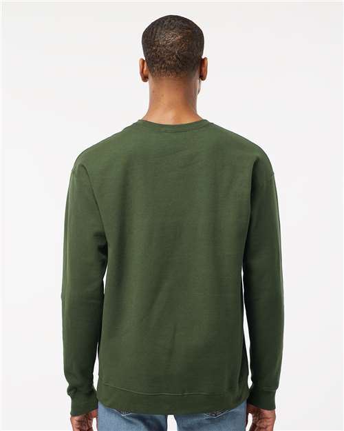 Unisex Fleece Crewneck Sweatshirt - Military Green