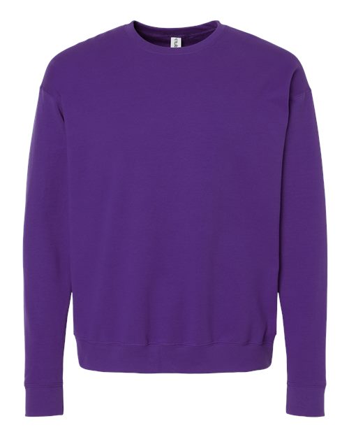 Unisex Fleece Crewneck Sweatshirt - Purple