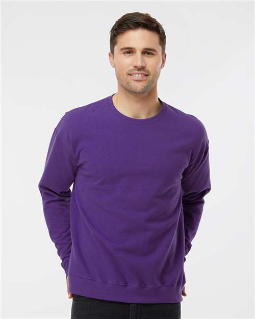 Unisex Fleece Crewneck Sweatshirt - Purple