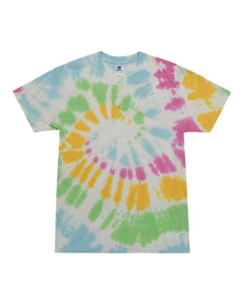 Unisex Multi-Color Tie-Dyed T-Shirt - Yosemite