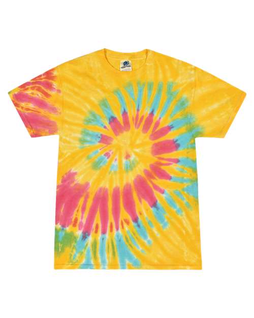 Unisex Multi-Color Tie-Dyed T-Shirt - Aurora