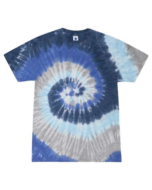 Unisex Multi-Color Tie-Dyed T-Shirt - Moonbeam