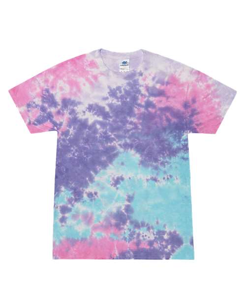 Youth Multi-Color Tie-Dyed T-Shirt - Cotton Candy