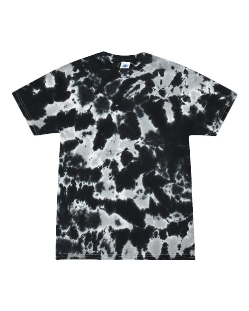 Youth Multi-Color Tie-Dyed T-Shirt - Multi Black
