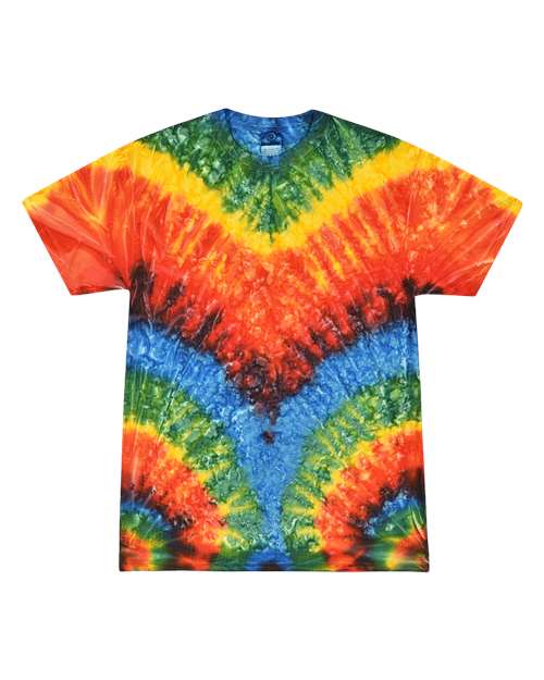 Youth Multi-Color Tie-Dyed T-Shirt - Woodstock
