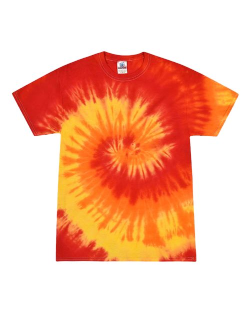 Youth Multi-Color Tie-Dyed T-Shirt - Blaze