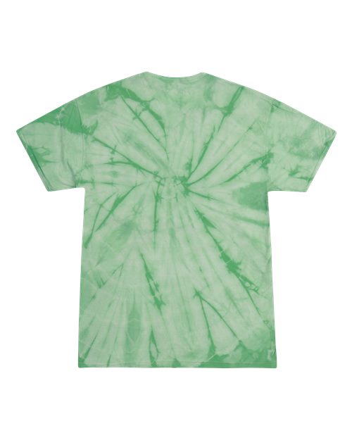 Youth Multi-Color Tie-Dyed T-Shirt - Spider Mint