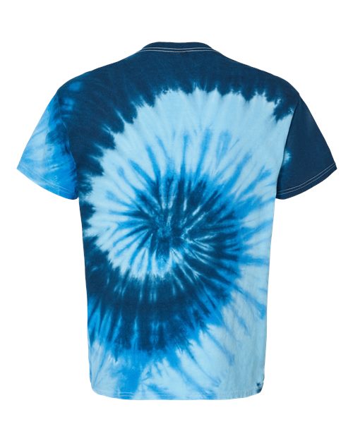 Youth Multi-Color Tie-Dyed T-Shirt - Blue Ocean