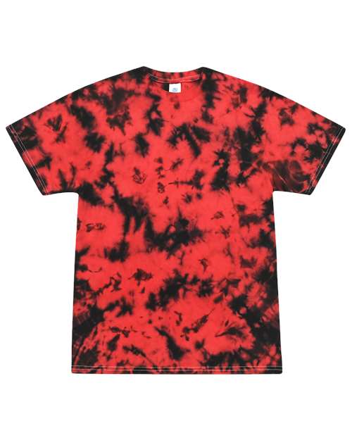 Unisex Crystal Wash T-Shirt - Crystal Red/ Black