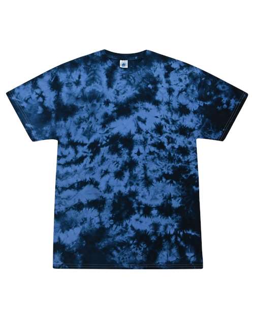 Unisex Crystal Wash T-Shirt - Crystal Columbia/ Navy