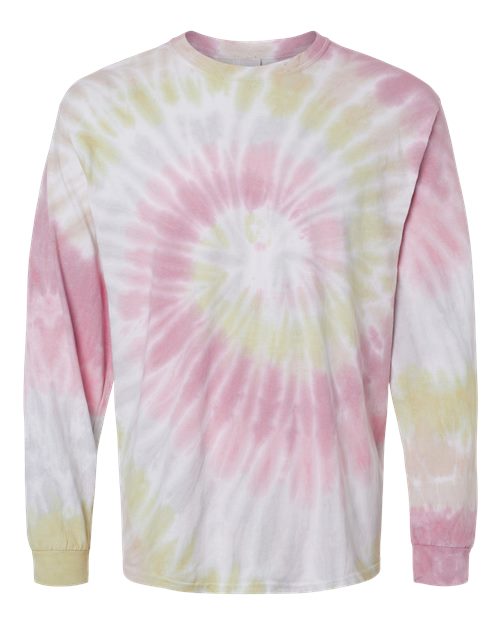 Youth Tie-Dyed Long Sleeve T-Shirt - Desert Rose
