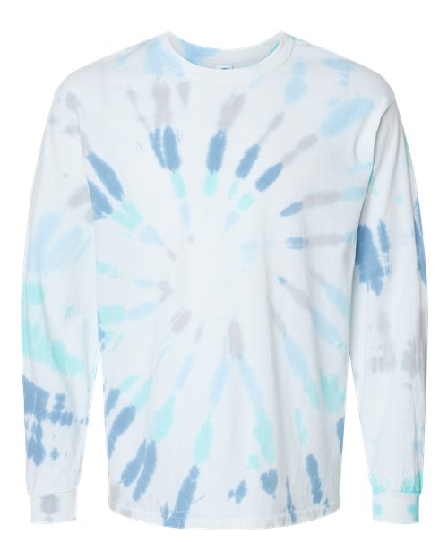 Youth Tie-Dyed Long Sleeve T-Shirt - Glacier