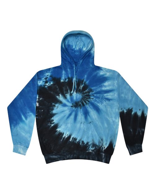Unisex Tie-Dyed Hooded Sweatshirt - Blue Ocean