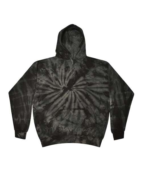 Youth Tie-Dyed Hooded Sweatshirt - Spider Black