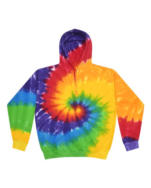 Youth Tie-Dyed Hooded Sweatshirt - Prism