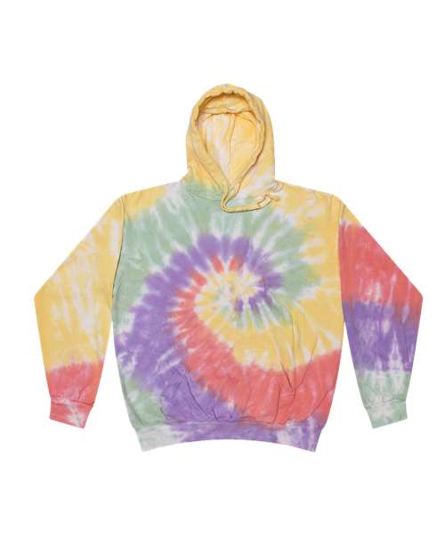 Youth Tie-Dyed Hooded Sweatshirt - Zen Rainbow