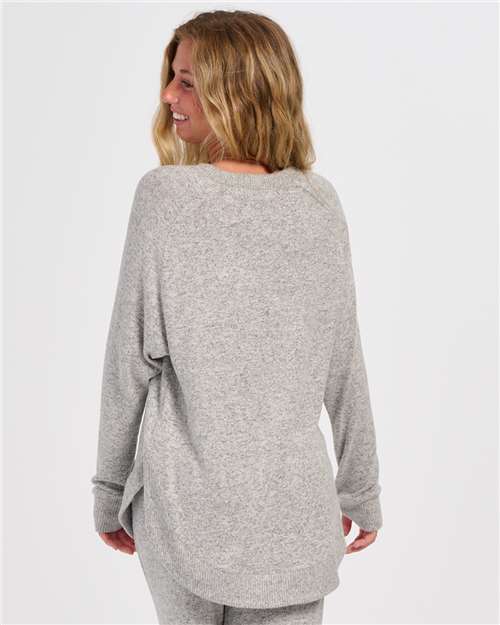 Women's Cuddle Oversize Pullover Sweater - Oxford Heather
