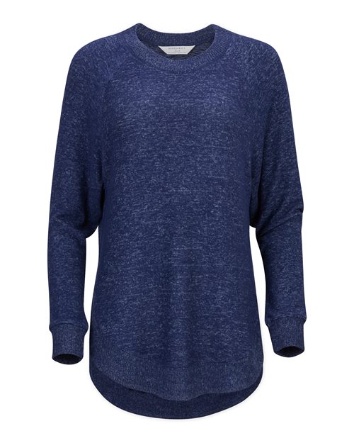 Women's Cuddle Oversize Pullover Sweater - Navy Heather