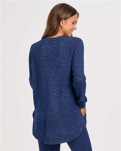 Women's Cuddle Oversize Pullover Sweater - Navy Heather