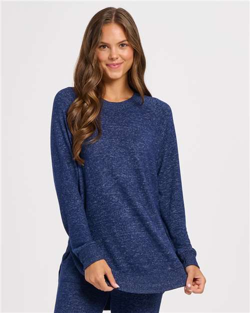 Women's Cuddle Oversize Pullover Sweater - Navy Heather