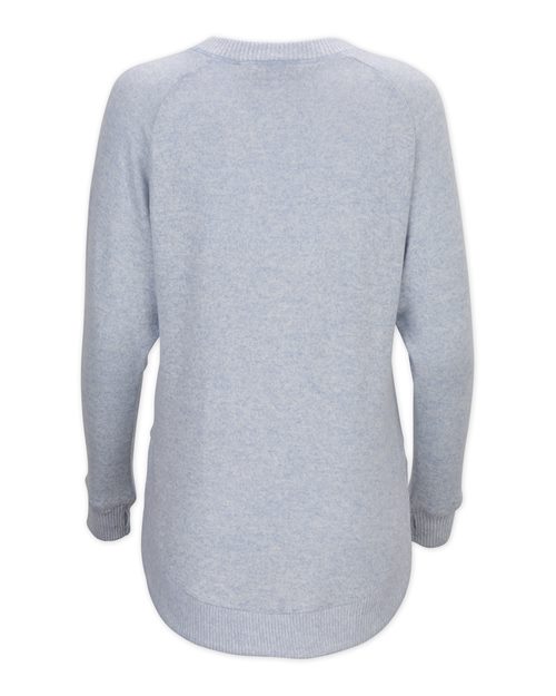 Women's Cuddle Oversize Pullover Sweater - Sky Blue Heather