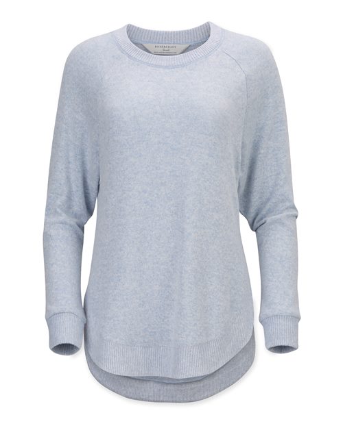 Women's Cuddle Oversize Pullover Sweater - Sky Blue Heather