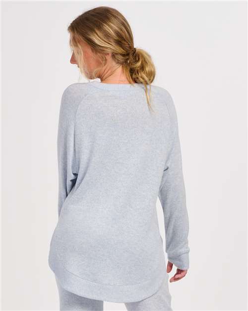 Women's Cuddle Oversize Pullover Sweater - Sky Blue Heather