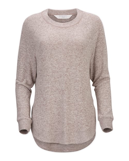 Women's Cuddle Oversize Pullover Sweater - Espresso Heather