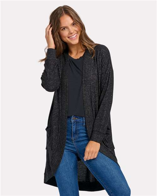 Women's Cuddle Cardigan - Black Heather