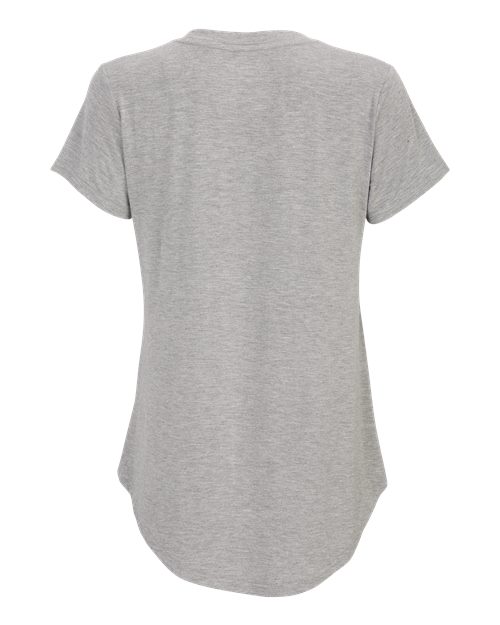 Women's Bamboo Scoop Neck T-Shirt - Oxford Heather