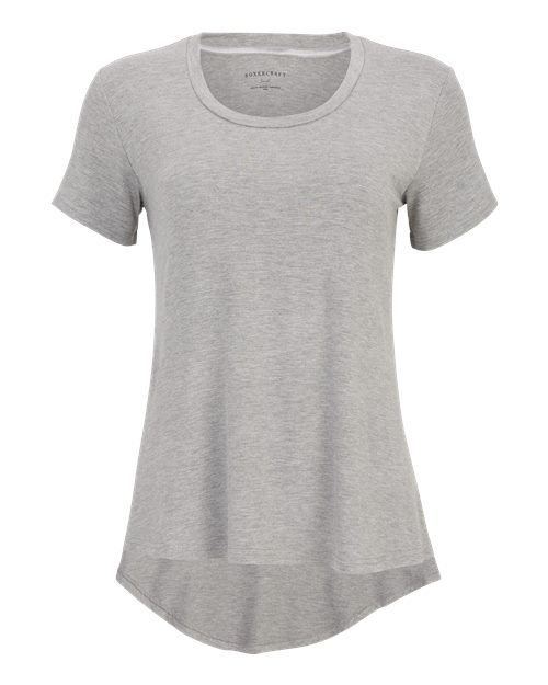 Women's Bamboo Scoop Neck T-Shirt - Oxford Heather