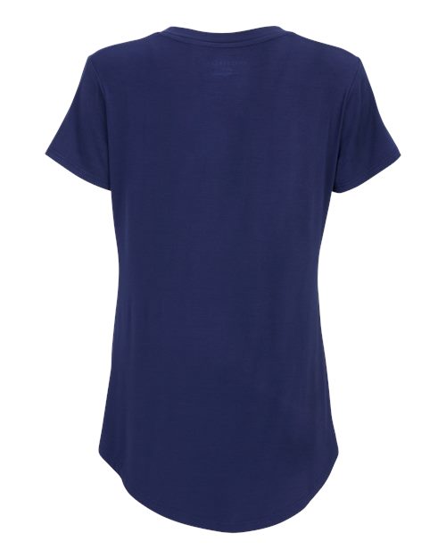 Women's Bamboo Scoop Neck T-Shirt - Navy