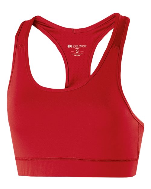 Women's Vent Sports Bra - Scarlet