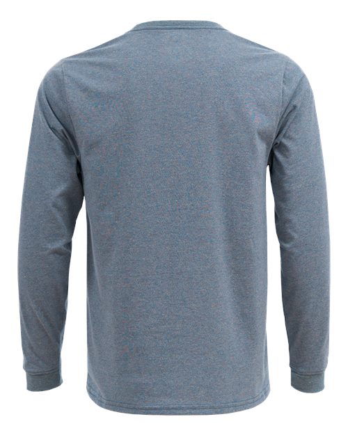Unisex Eco Long Sleeve T-Shirt - Blue Rainbow