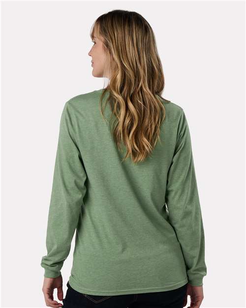 Unisex Eco Long Sleeve T-Shirt - Fern