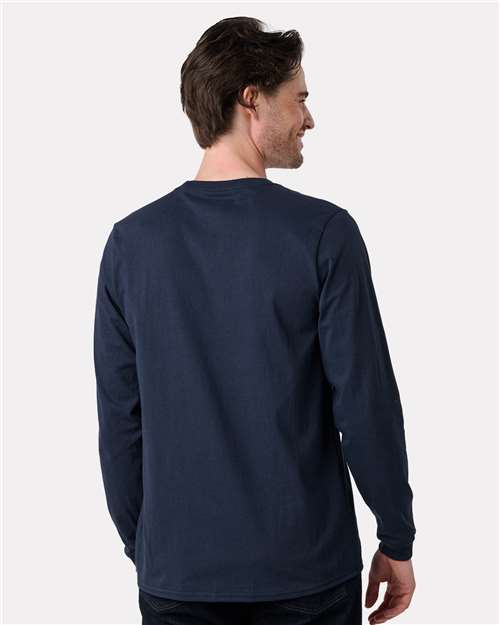Unisex Eco Long Sleeve T-Shirt - Navy