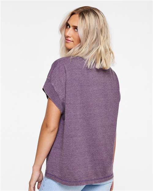 Women's Relaxed Vintage Wash Tee - Washed Plum