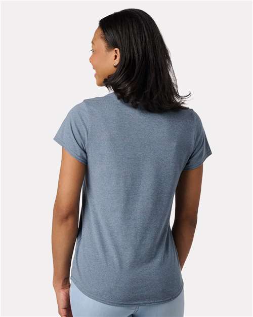 Women's Eco T-Shirt - Blue Rainbow