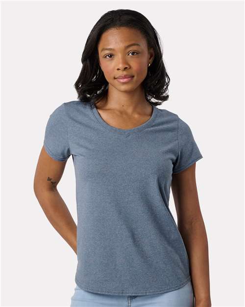 Women's Eco T-Shirt - Blue Rainbow