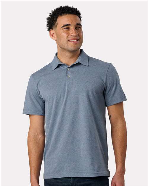 Men's Eco Polo - Blue Rainbow