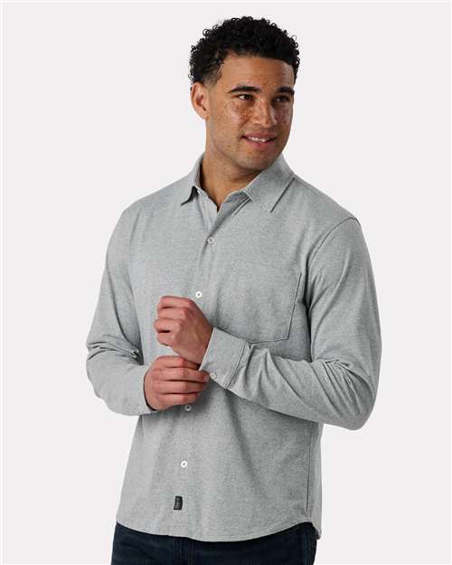 Men's Eco Button Down Shirt - Ash