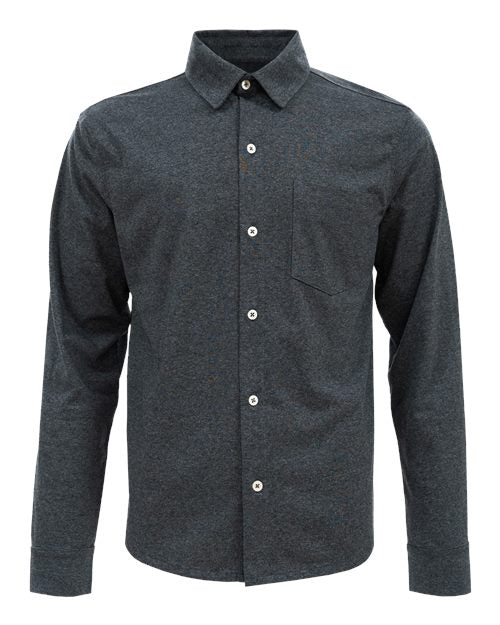 Men's Eco Button Down Shirt - Charcoal
