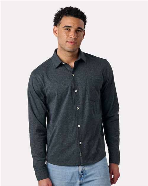 Men's Eco Button Down Shirt - Charcoal