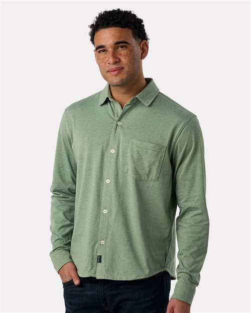 Men's Eco Button Down Shirt - Fern
