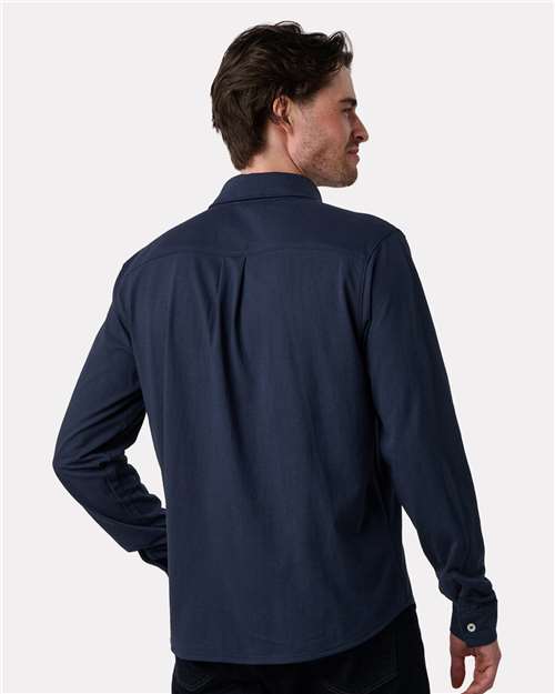 Men's Eco Button Down Shirt - Navy